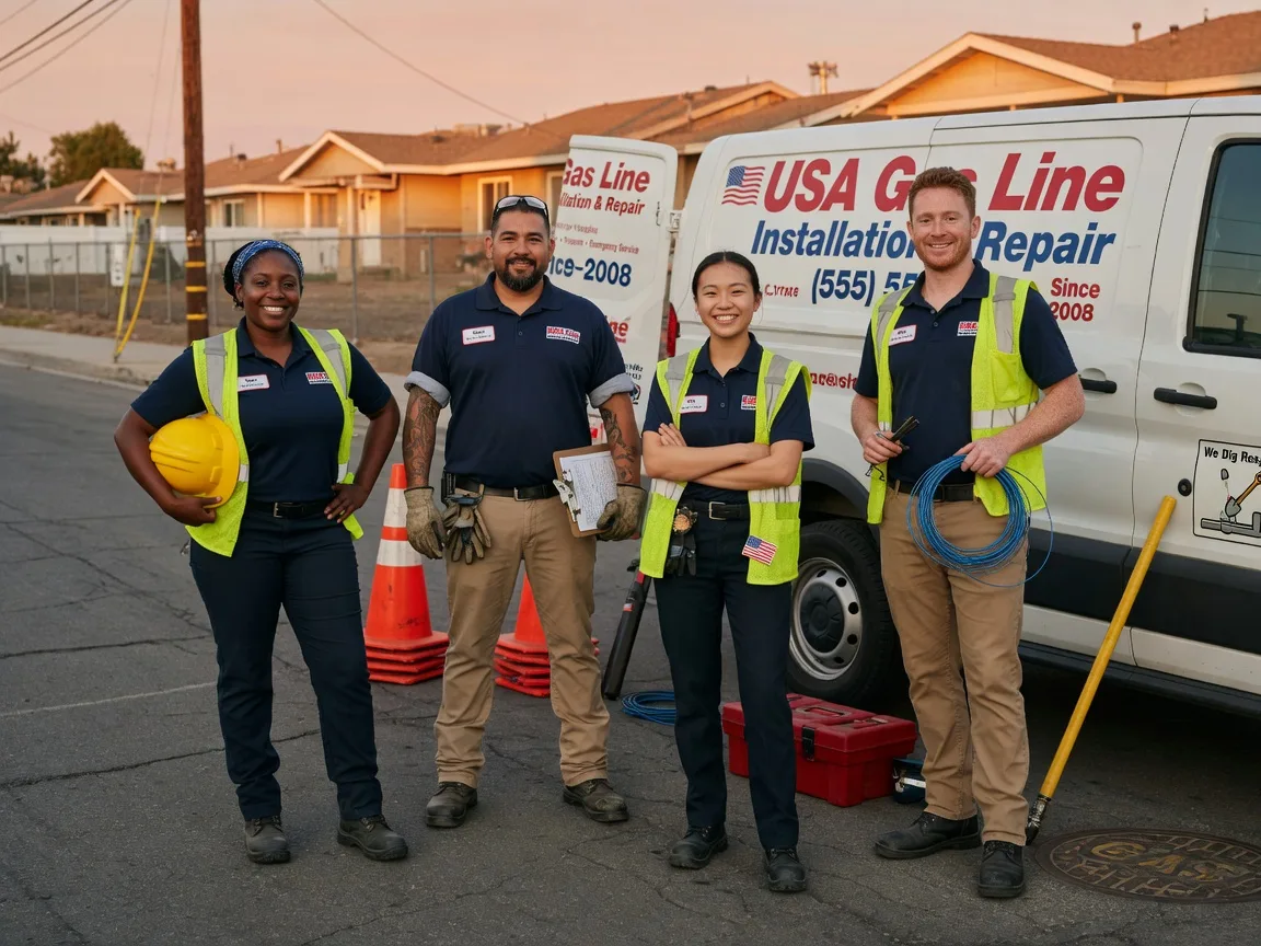 Gas Line Installation company in Hines, MN